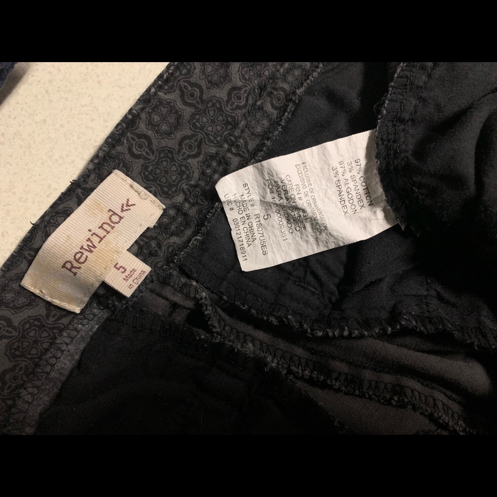 Rewind ankle pants size 5